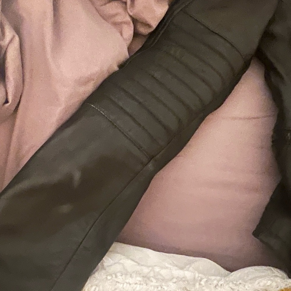 Zara leather jacket size M